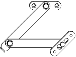 FORBICE LATERALE PER SOPRALUCE 190 ARGENTO