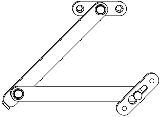 FORBICE LATERALE PER SOPRALUCE 250 ARGENTO