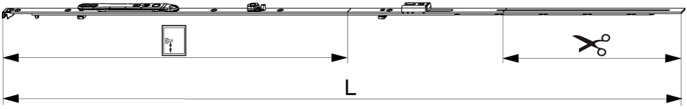ASTA A LEVA MULTIMATIC PER CAVA FERRAMENTA FIX 1340 FUNGO HBB 1.091-1.340 HM 400 ARGENTO