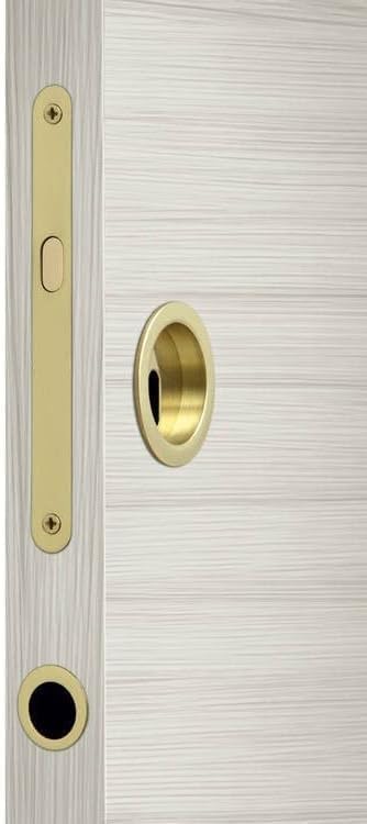 Kit Maniglia per Porte Scorrevoli Tondo Oro Brackle