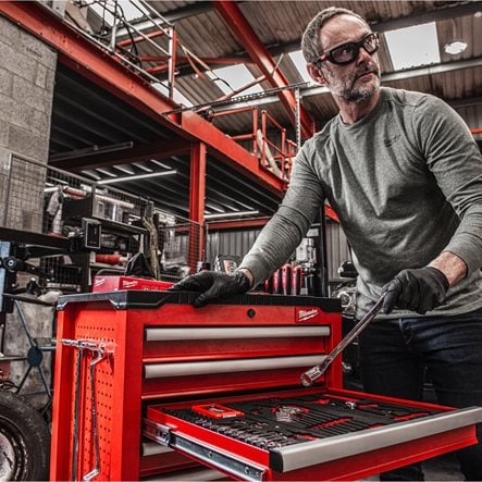 CARRELLO MILWAUKEE PORTAUTENSILI 7 CASSETTI INTERMEDIO