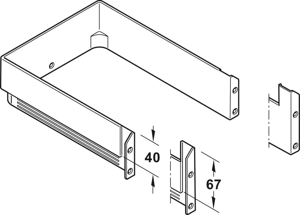 INCASSO PER SIFONE, INSERTO PER CASSETTO, SISTEMA ORGANIZZATIVO PER BAGNO Hafele