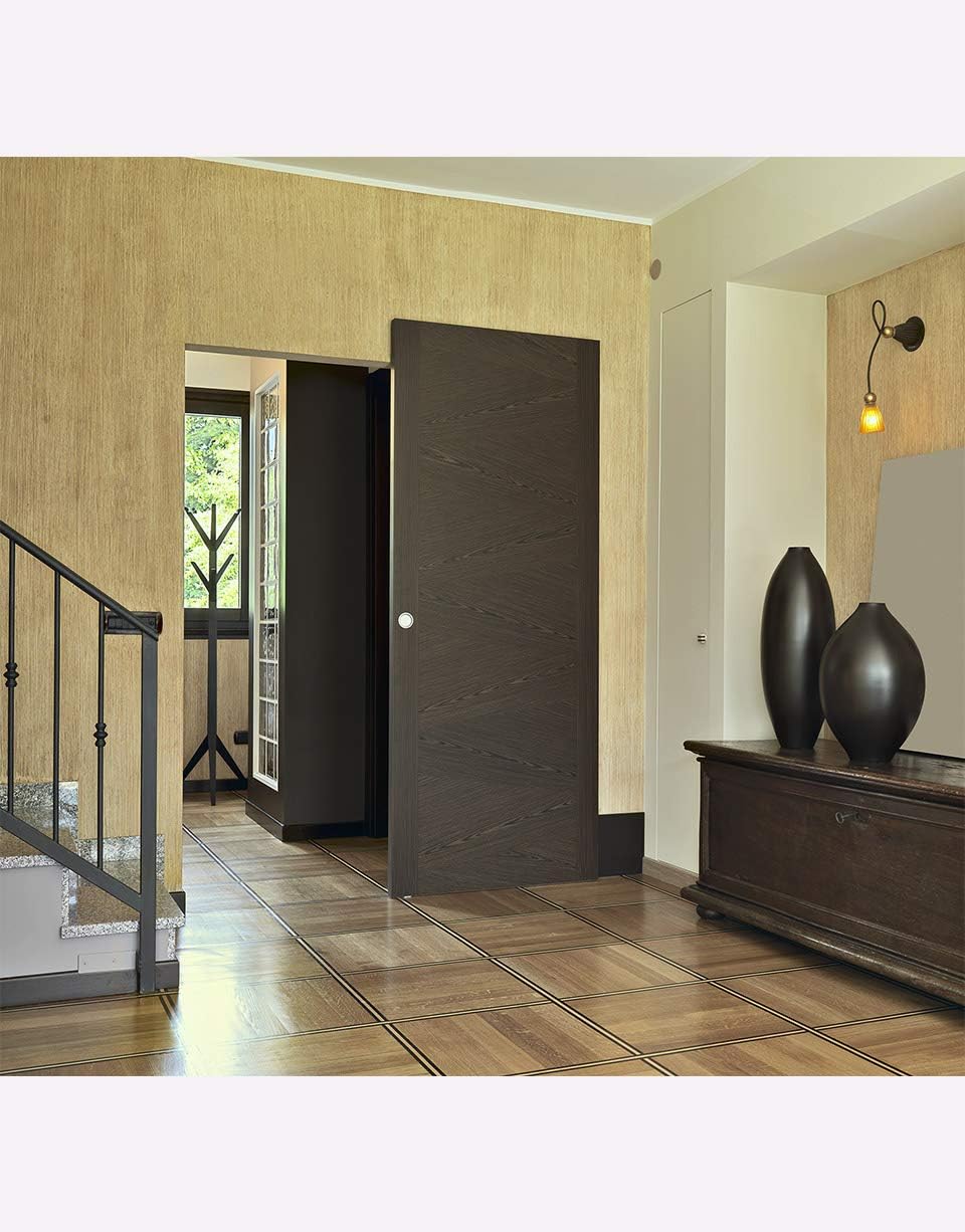 KIT SCORREVOLE PER PORTE BINARIO INVISIBILE SERIE HIDDEN 1800-1150 PORTATA FINO A 80 KG