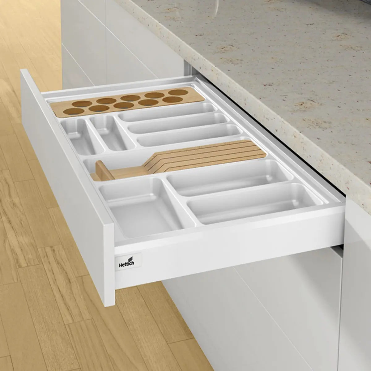 VASSOIO ORGATRAY 440, BIANCO, 441-520 / 1091-1150, BIANCO Hettich