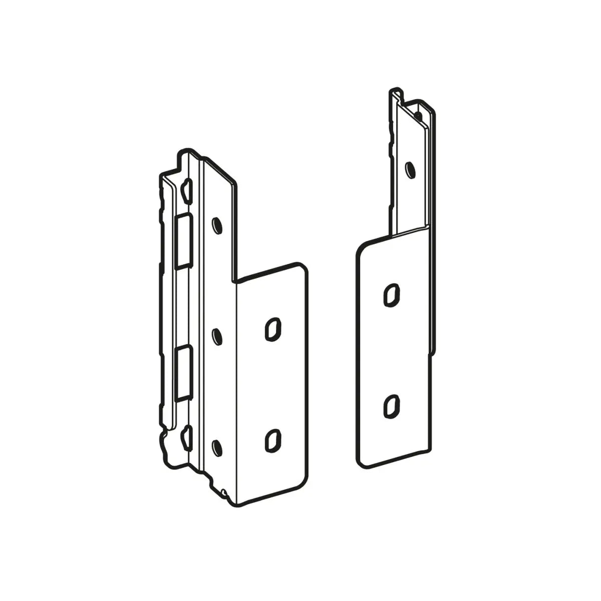 AVANTECH YOU, GIUNZIONE PROFILO PER PANNELLO POSTERIORE, ALTEZZA SISTEMA 139, ANTRACITE, DESTRA Hettich