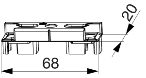 SCONTRO FUNGO CAVA FERRAMENTA CONTRAPPOSTA PRESSIONE -0,8 MM ARGENTO
