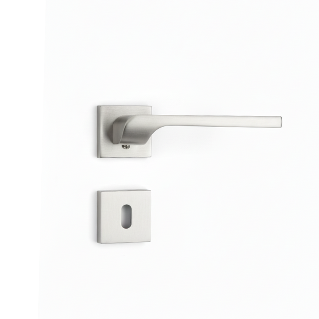 MANIGLIA PER PORTA MIREA CROMO SATINATO