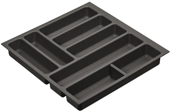 Inserto universale per cassetti 55 mm, plastica antiscivolo adatto per cottura induzione, diverse sezioni di organizzazione