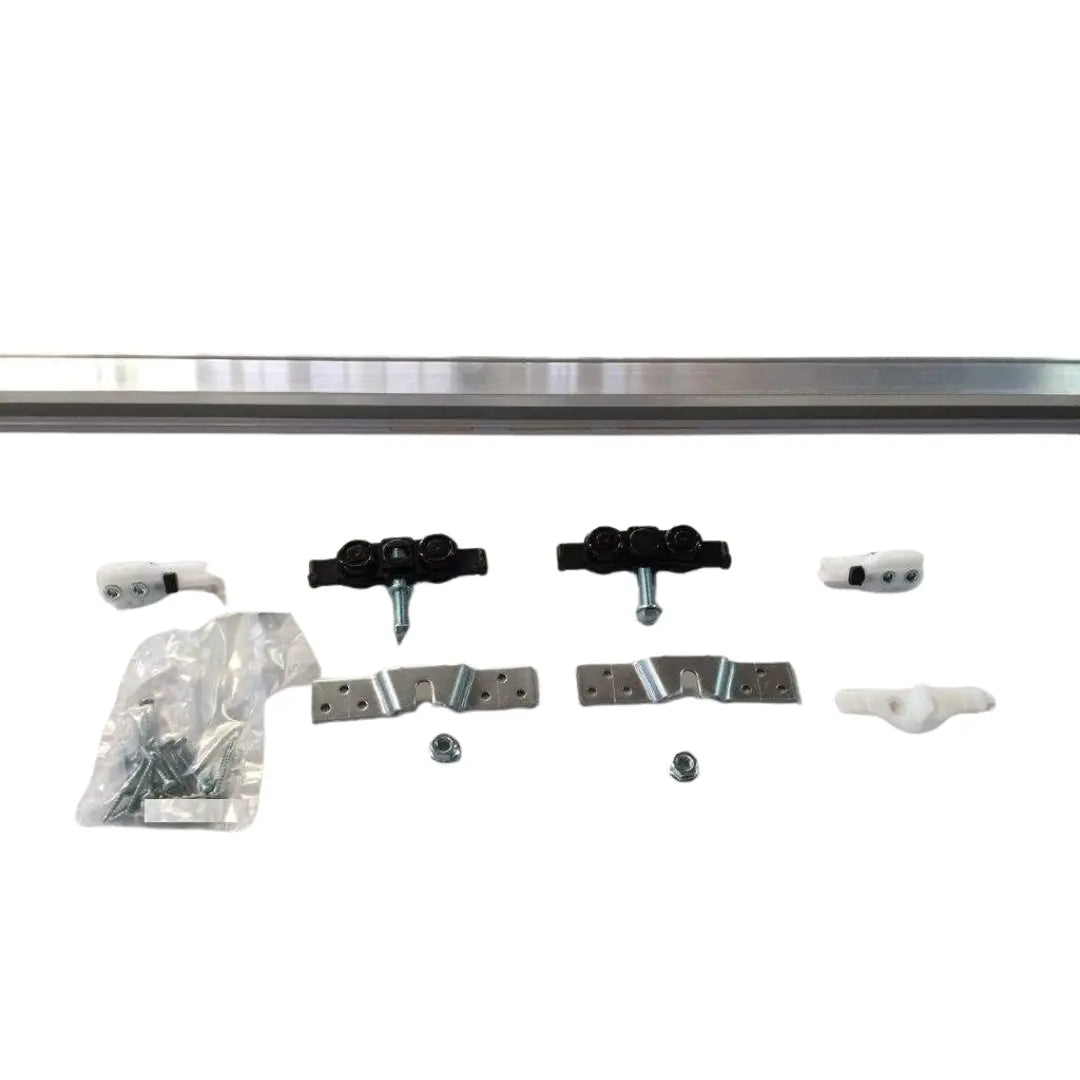 KIT PER PORTA SCORREVOLE PORTATA FINO A 80 KG COMPLETO DI BINARIO Sisco Sistem
