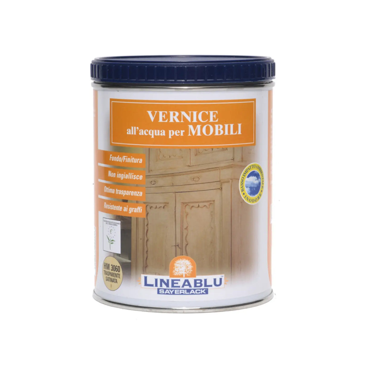 VERNICE ALL'ACQUA TRASPARENTE SATINATA HM3060 0.75 ML Sayerlack