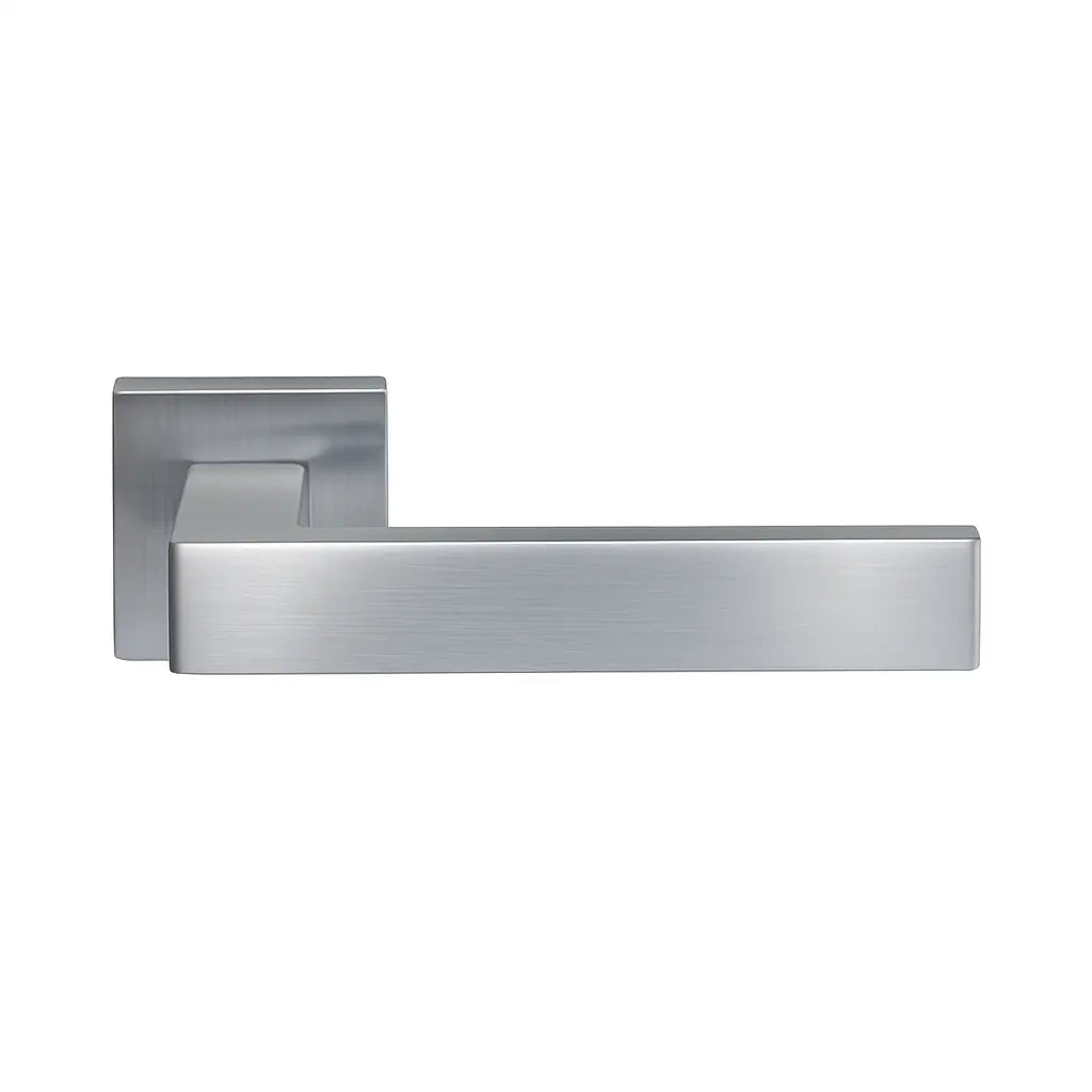 MANIGLIA PER PORTA AURA CROMO SATINATO Brackle