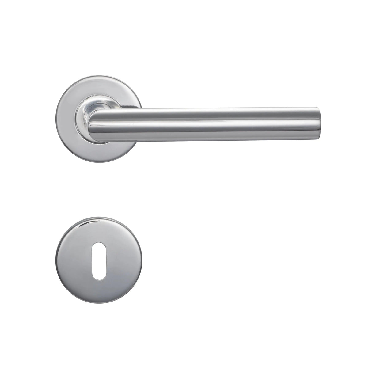 MANIGLIA PER PORTA MEROPE CROMO SATINATO Brackle