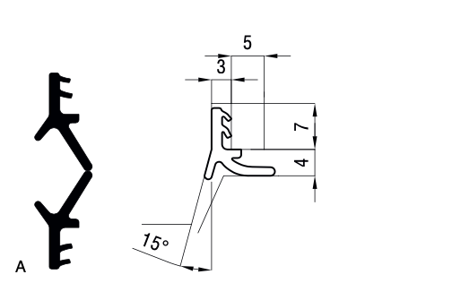 478142 GUARNIZIONE TC2024a NERO SEGNALE 15 MTX2
