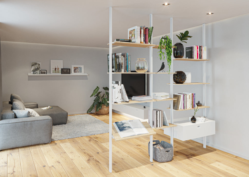 REGGIMENSOLE HÄFELE VERSATILE PER RIPIANI IN LEGNO, ANGOLARE