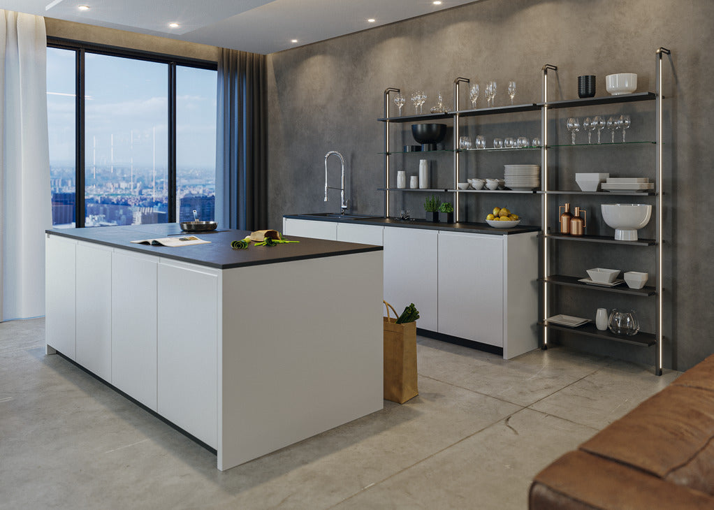 REGGIMENSOLE HÄFELE VERSATILE PER RIPIANI IN LEGNO, ANGOLARE