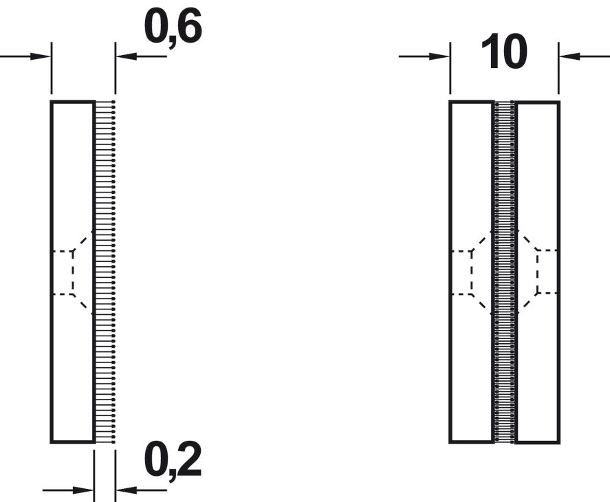SISTEMA DI FISSAGGIO A PRESSIONE, DA FISSARE CON VITI