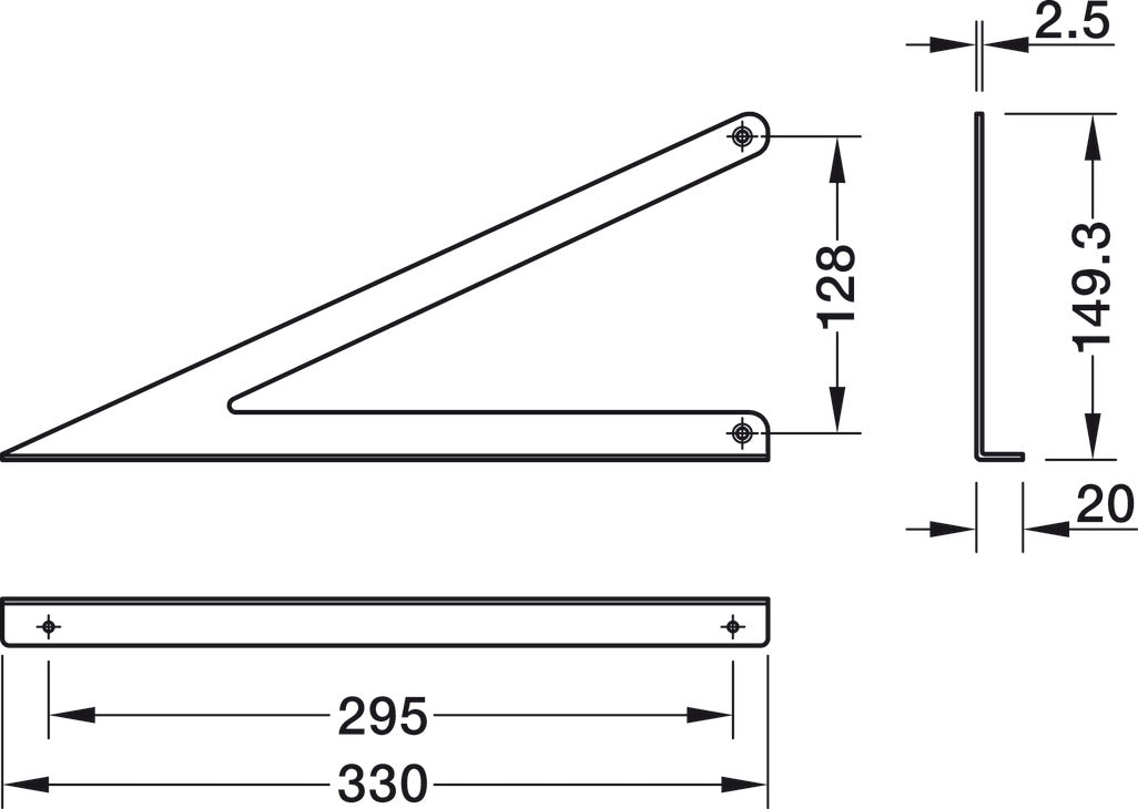 REGGIMENSOLE HÄFELE VERSATILE PER RIPIANI IN LEGNO, ANGOLARE
