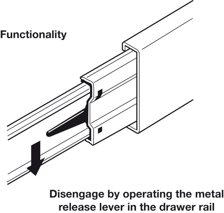 USCITA TOTALE, ACCURIDE 7957, PORTATA FINO A 160 KG, ACCIAIO, MONTAGGIO LATERALE/A SQUADRA