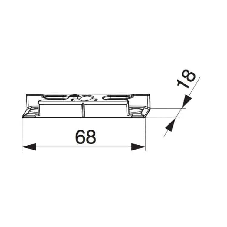 SCONTRO FUNGO BATTUTA LISCIA/18 CON VITE INCLINATA ARGENTO Maico srl