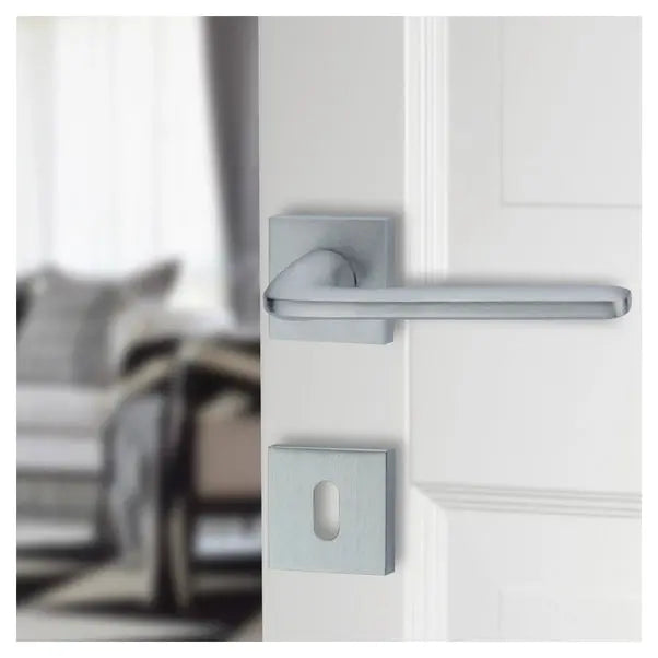 MANIGLIA PER PORTA SELENE CROMO SATINATO Brackle