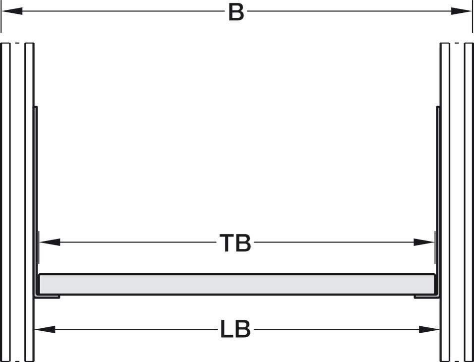 REGGIMENSOLE HÄFELE VERSATILE PER RIPIANI IN LEGNO, ANGOLARE