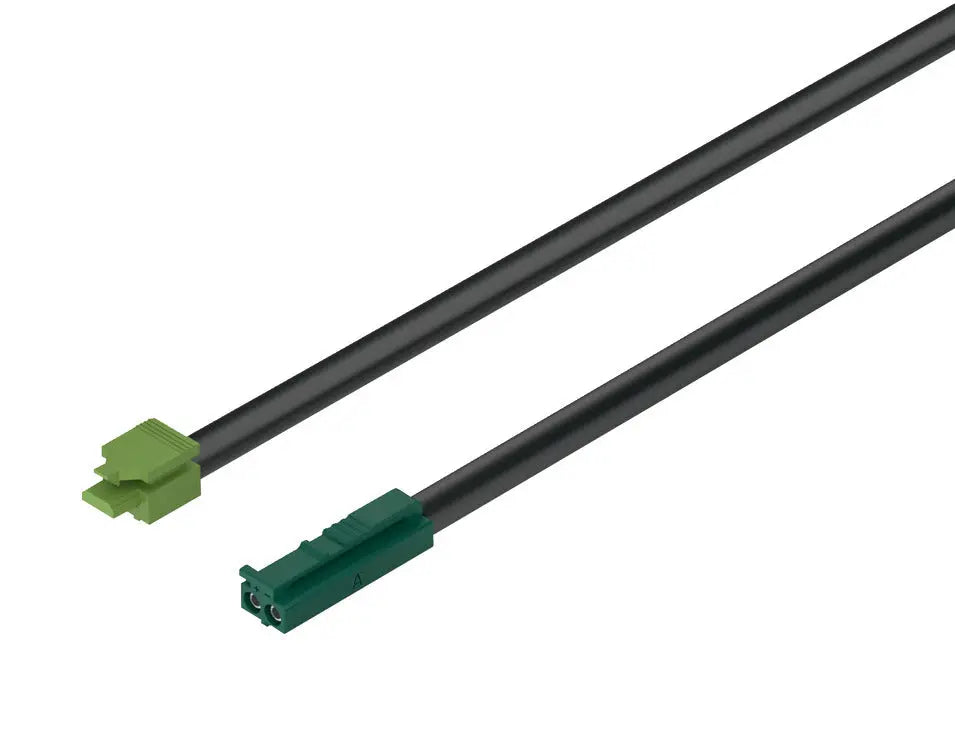 CAVO, PER HÄFELE LOOX5 24 V MODULARE CON CONNETTORE A CLIP A 2 POLI (MONOCROMATICO O TECNICA A 2 FILE MULTI-WHITE) Hafele