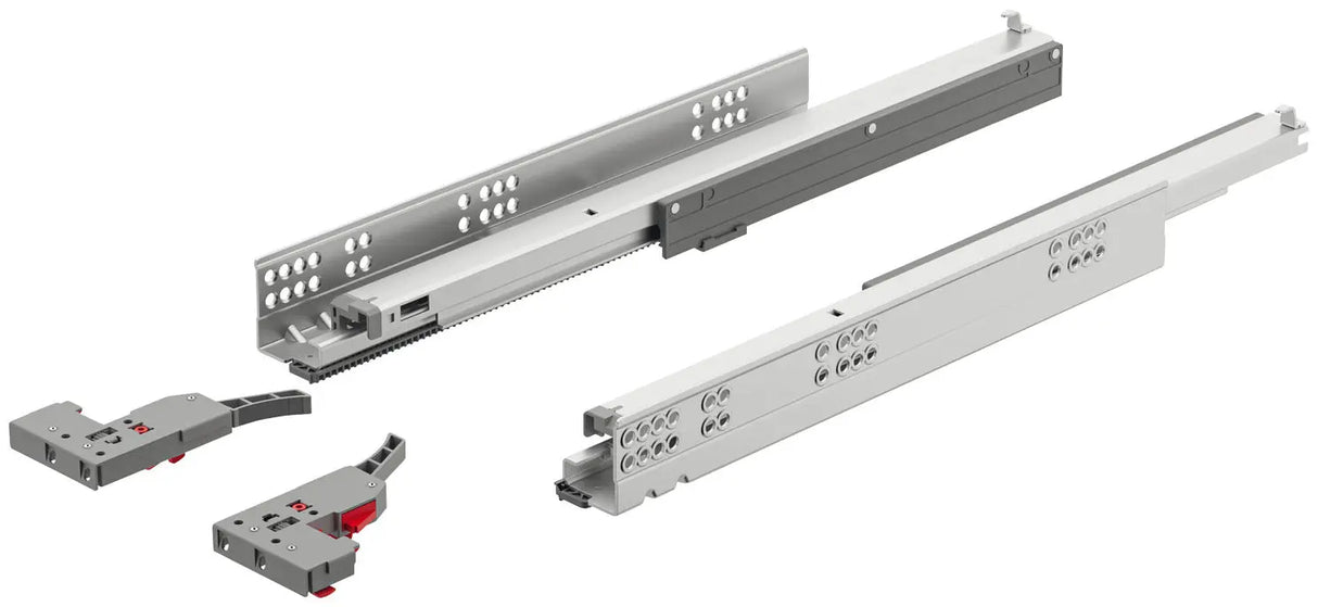 GUIDA CON MONTAGGIO INVISIBILE, HÄFELE MATRIX RUNNER UM A 30, USCITA TOTALE, PORTATA FINO A 30 KG, SCORRIMENTO SINCRONIZZATO Hafele Italia S.r.l.