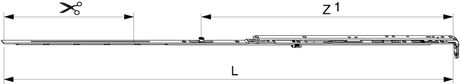 FORBICE PER FNIESTRE TRAPEZIO MULTIMATIC 1300 CON 1 FUNGO LBB 1.051-1.300 ARGENTO Maico srl