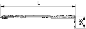 BRACCIO FORBICE A-R CON SUPPORTO MULTI POWER 600-800 PB 24 LEGNO SCOST. 13 DESTRO LBB 370-800 ARGENTO Maico srl