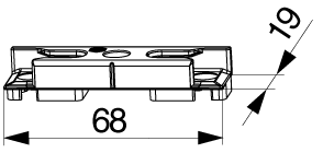 SCONTRO FUNGO PER ALLUMINIO SCOST. 9 ARGENTO