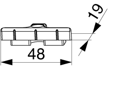 SCONTRO NOTTOLINO PER ALLUMINIO ARGENTO