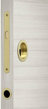 Kit Maniglia per Porte Scorrevoli Tondo Oro Brackle