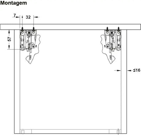 GUIDA CON MONTAGGIO INVISIBILE, HÄFELE MATRIX RUNNER UM A30, USCITA TOTALE, PORTATA FINO A 30 KG 500 MM Hafele