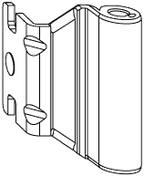 BANDELLA FORBICE AD ANGOLO PVC E IN APPOGGIO 12/18-13 ARGENTO Maico srl