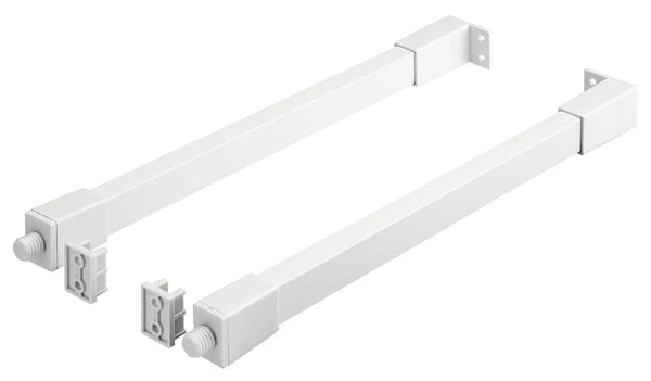 Ringhiera rettangolare Häfele Matrix Box Slim 300 mm, alluminio bianco per cassettoni, lunghezza 300 mm.