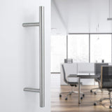 Maniglione con manico dritto stile rotondo in acciaio Inox