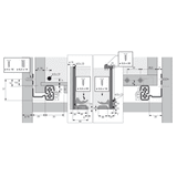 QUADRO V6 CON SILENT SYSTEM, 300 MM, SINISTRA