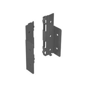 AVANTECH YOU, GIUNZIONE PROFILO PER PANNELLO POSTERIORE, ALTEZZA SISTEMA 139, ANTRACITE, DESTRA Hettich