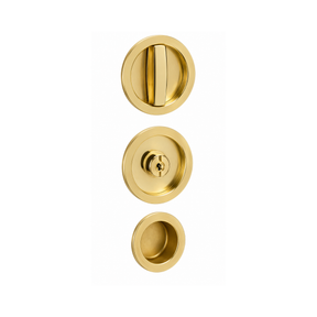 Kit Maniglia per Porte Scorrevoli Tondo Oro Brackle