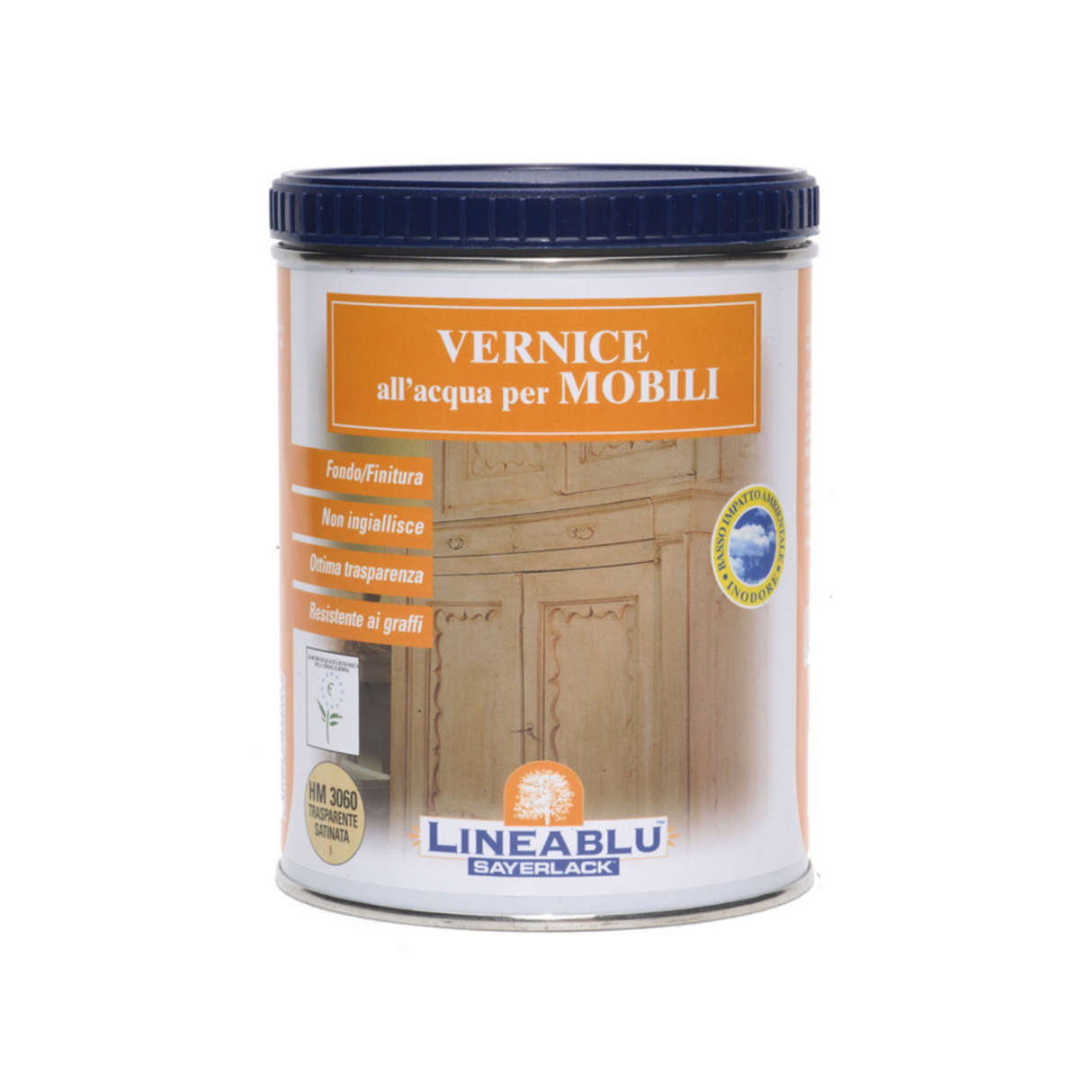 VERNICE ALL'ACQUA TRASPARENTE SATINATA HM3060 0,75 ML