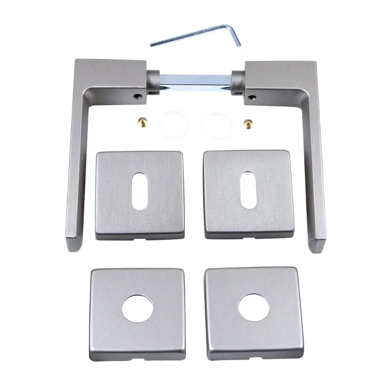 MANIGLIA PER PORTA AURA CROMO SATINATO Brackle
