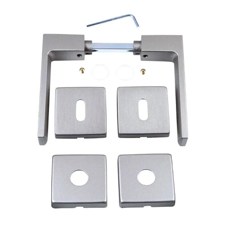 MANIGLIA PER PORTA AURA CROMO SATINATO Brackle