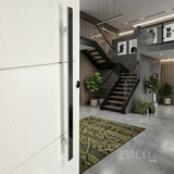 Maniglione 302 Zancato Per Porta In Acciaio Inox Brackle