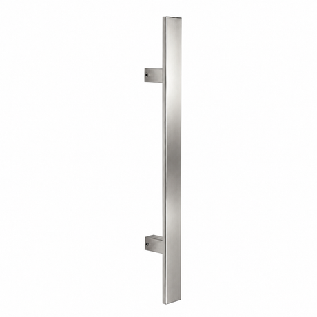 Maniglione Per Porta Modello Dritto Rettangolare In Acciaio Inox Brackle