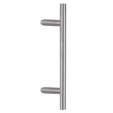 Maniglione Per Porta Modello Tubolare Zancato In Acciaio Inox Brackle