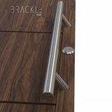 Maniglione 302 Zancato Per Porta In Acciaio Inox Brackle