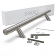 Maniglione 302 Zancato Per Porta In Acciaio Inox Brackle