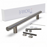 Maniglione 302 per porta in acciaio inox Brackle