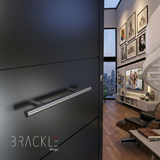 Maniglione 302 per porta in acciaio inox Brackle
