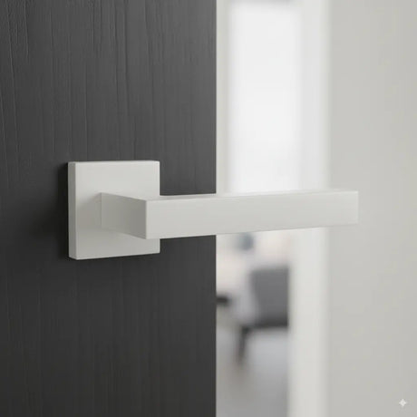 Brackle maniglia per porta aura, finitura bianco, immagine 2